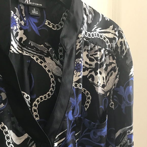 AB Studio Long-sleeve Blouse - Picture 4 of 7